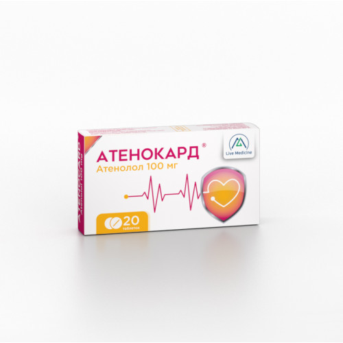 ATENOCARD [Atenolol] 100 mg Film-coated tablets