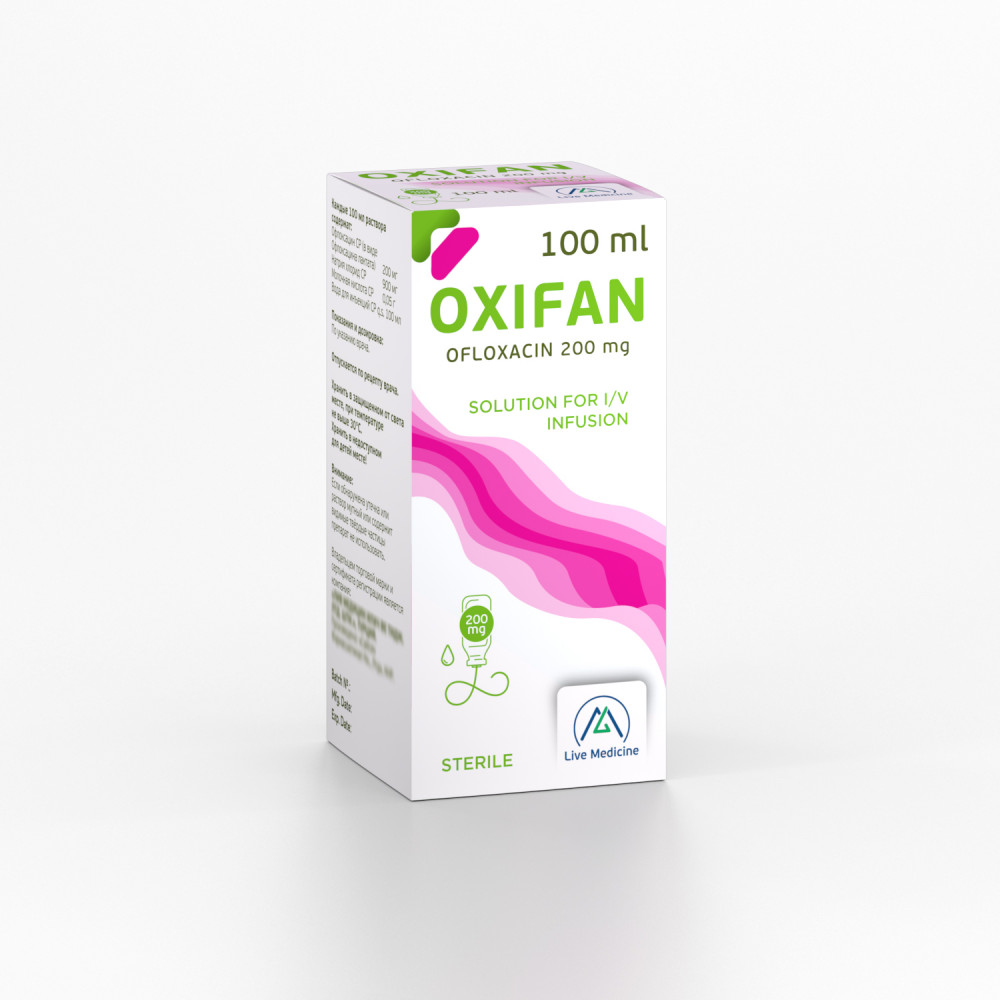OXIFAN [Ofloxacin] 200 mg IV solution